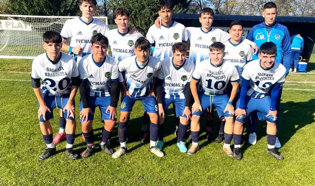 Săgeata Braniștea a avut un început de sezon de excepție în Liga 4, Juniori U19, încheind prima parte a competiției pe locul 2