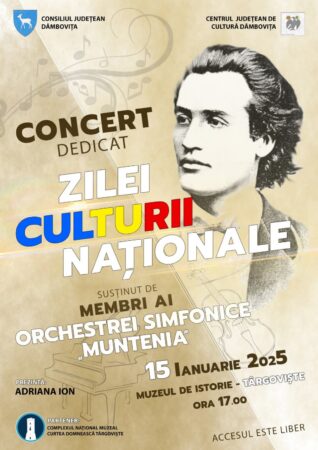 Târgoviște sărbătorește Ziua Culturii Naționale cu un concert de muzică clasică dedicat lui Mihai Eminescu În fiecare an, pe 15 ianuarie, România celebrează Ziua Culturii Naționale, o dată semnificativă ce marchează nașterea marelui poet Mihai Eminescu,