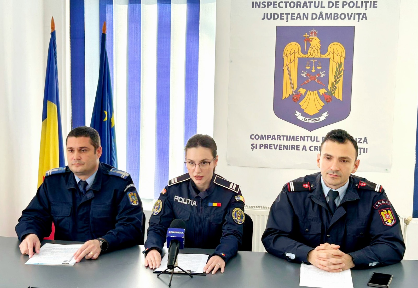 În ultims săptămână, 31 decembrie 2024 – 7 ianuarie 2025, peste 100 de jandarmi dâmbovițeni au fost la datorie, asigurând siguranța cetățenilor