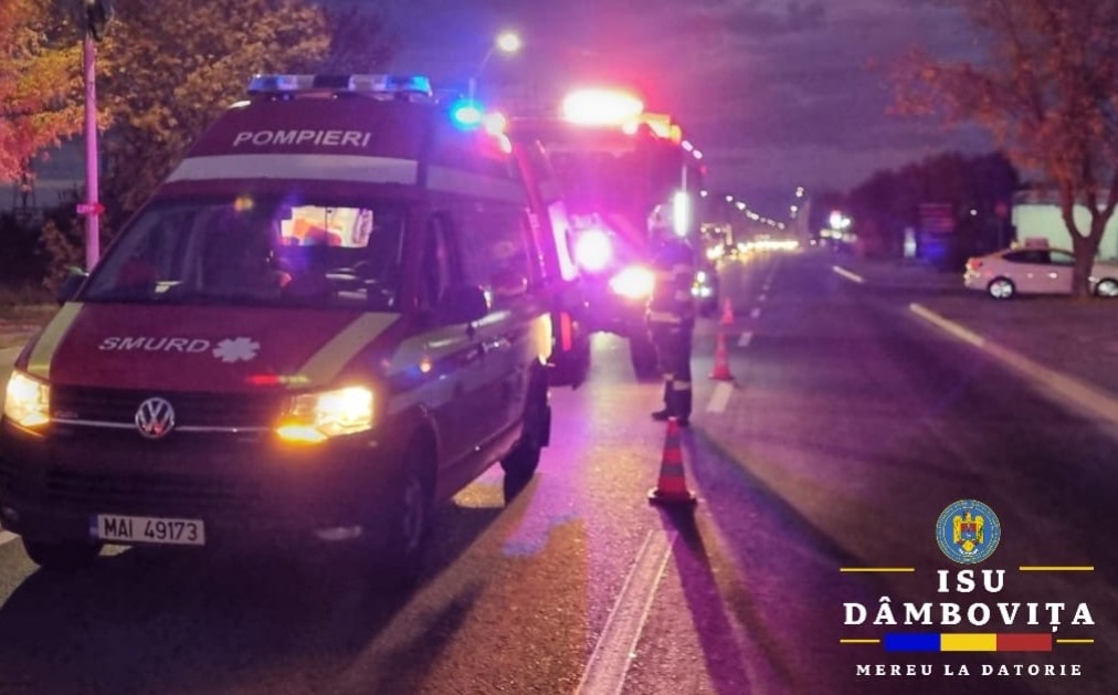 Un accident rutier cu multiple victime s-a produs în această după-amiază pe strada Silviu Stănculescu din Târgoviște