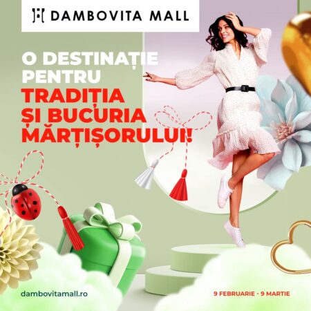 Primăvară cu magie la Dâmbovița Mall! Târgul de Mărțișor aduce zâmbete și bucurie tuturor celor care trec pragul centrului comercial!