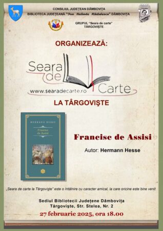 „Seara de carte la Târgovişte”, o nouă oportunitate de a descoperi lumea literaturii Dacă ești pasionat de lectură și îți dorești o seară de neuitat alături de iubitori de carte, nu rata următoarea ediție a evenimentului „Seara de carte la Târgovişte”!