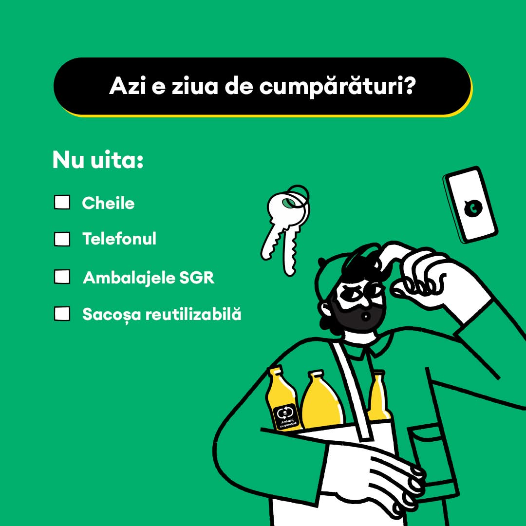 2025 a început cu vești excelente pentru mediul înconjurător și economia circulară din România! Sistemul de Garanție-Returnare (SGR)
