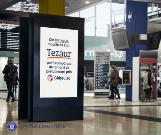 Românii din întreaga lume pot cumpăra titluri de stat TEZAUR online, începând din 10 martie! În premieră, românii din toate colțurile lumii au posibilitatea de a cumpăra titluri de stat TEZAUR prin platforma online ghiseul.ro