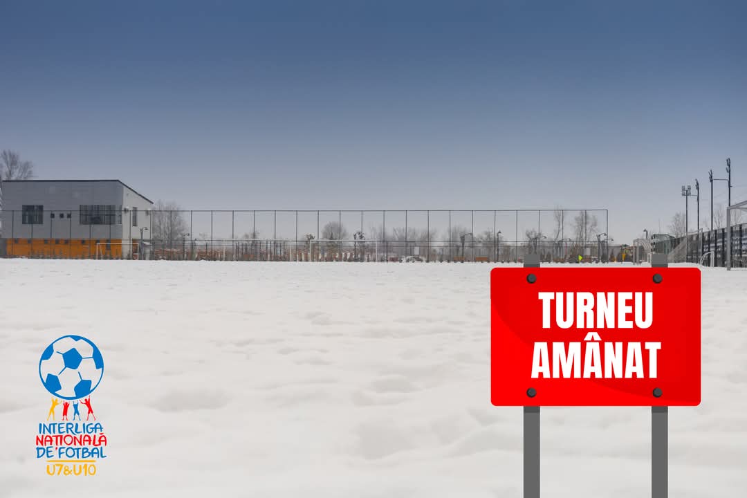 Un anunț important pentru toți iubitorii fotbalului dâmbovițean și participanții la competițiile programate: din cauza prognozei meteo nefavorabile, turneul de INTERLIGĂ