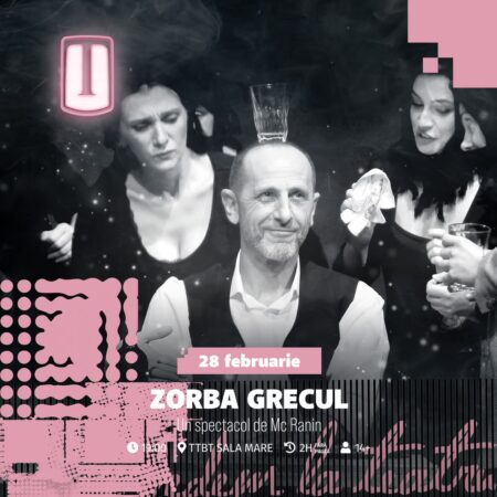 „Zorba Grecul”, o poveste care îți va umple inima de energie și bucurie! Dragostea pentru viață este un far în mijlocul întunericului, iar „Zorba Grecul” este un exemplu perfect al acestei iubiri neînfricate pentru trăirea fiecărei clipe.