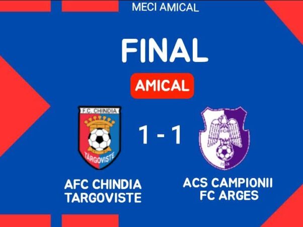 Amicalul Chindia Târgoviște-FC Argeș, remiză spectaculoasă pe terenul acoperit de zăpadă Stadionul "Eugen Popescu" din Târgoviște a fost scena unui meci amical plin de emoție și dăruire, în ciuda vremii capricioase care a transformat terenul într-un adevărat obstacol.