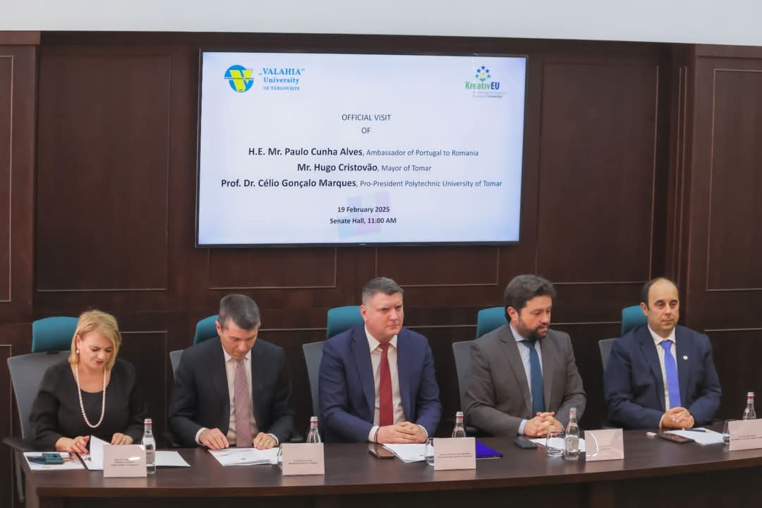 Universitatea „Valahia” din Târgoviște a fost gazda unui eveniment internațional deosebit, care a marcat un pas important în consolidarea colaborării educaționale europene.