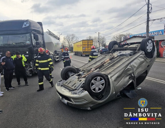 A văzut moartea cu ochii pe Aleea Mănăstirea Dealu din Târgoviște Un accident rutier a avut loc pe Aleea Mănăstirea Dealu din Târgoviște, implicând un ansamblu de vehicule și un autoturism.