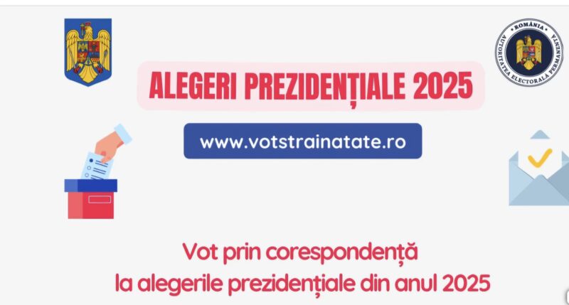 AEP: Peste 4.200 de cereri pentru votul prin corespondență! Autoritatea Electorală Permanentă (AEP) a anunțat o mobilizare impresionantă din partea cetățenilor români din străinătate pentru alegerile prezidențiale din 2025.
