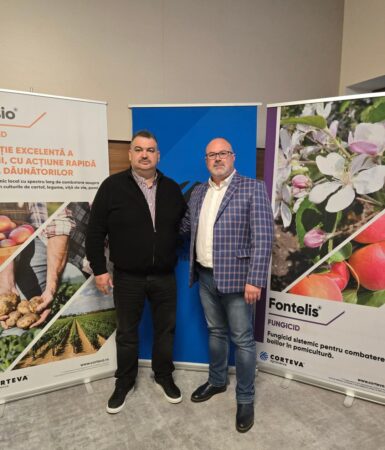 Fermierii din Dâmbovița, pregătiți pentru un sezon de succes în pomicultură Pe 25 martie, Corteva și Stațiunea Pomicola Voinești au organizat un simpozion de primăvară pentru fermierii din bazinul pomicol Dâmbovița, un eveniment dedicat celor mai noi produse pentru protecția fitosanitară și tehnologii avansate destinate culturilor pomicole.