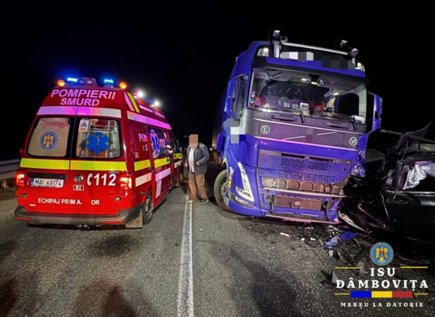 Îa.dimineața de 10 martie a.c., în jurul orei 03:15, polițiștii din cadrul Formațiunii Rutiere Găești au fost sesizați cu privire la producerea unui accident rutier pe DN 61. 