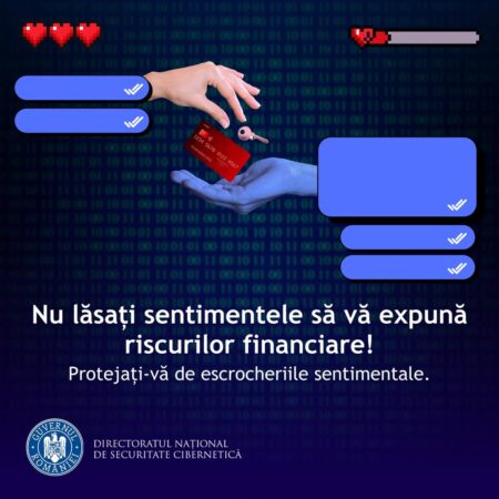 Atenție la escrocheriile sentimentale online În lumea digitală în care trăim, relațiile online sunt tot mai frecvente, iar cunoașterea unui partener romantic pe internet poate părea, la început, o idee frumoasă. Totuși, este esențial să fim vigilenți, deoarece din păcate, pe măsură ce tehnologia avansează, și metodele de înșelăciune evoluează.