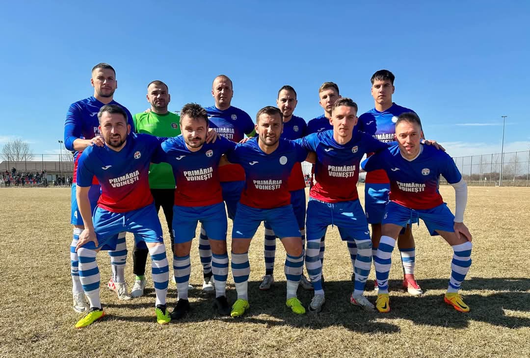 Echipa de fotbal Viitorul Voinești a înregistrat o victorie impresionantă în deplasare, scor 3-0, în fața celor de la FC 1976 Potlogi, în etapa a 17-a din Liga 4,