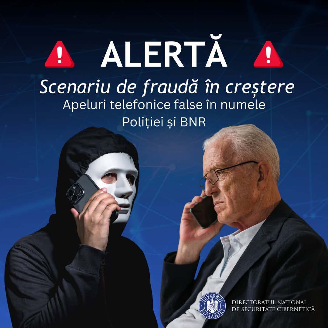 O nouă metodă de fraudă cibernetică a fost semnalată recent în România, în care escrocii se prezintă drept reprezentanți ai Poliției Române și ai Băncii Naționale a României (BNR). Aceștia contactează cetățenii prin telefon și încearcă să obțină informații bancare și personale sub pretextul unei anchete urgente.