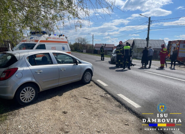 Au văzut moartea cu ochii: Accident grav în Crângurile Ieri, 9 aprilie, în jurul orei 12:15, polițiștii din cadrul Poliției Orașului Găești au intervenit rapid la un accident rutier care a avut loc pe Drumul Național 7,