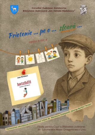 Biblioteca Județeană Dâmbovița se alătură parteneriatului național „Prietenie… pe o… sfoară…” Biblioteca Județeană „Ion Heliade Rădulescu” Dâmbovița participă și în acest an la Parteneriatul Educațional Național „Prietenie …pe o… sfoară…”, un proiect cultural de tradiție, inițiat de Biblioteca Județeană „George Barițiu” Brașov și ajuns la cea de-a XIII-a ediție.