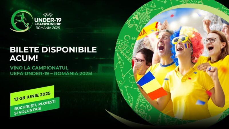 Echipele de tineret se pregătesc pentru o competiție de neuitat, iar tu poți fi parte din această experiență! Biletele pentru Campionatul UEFA Under 19 din 2025, ce va avea loc în România, sunt oficial puse în vânzare.