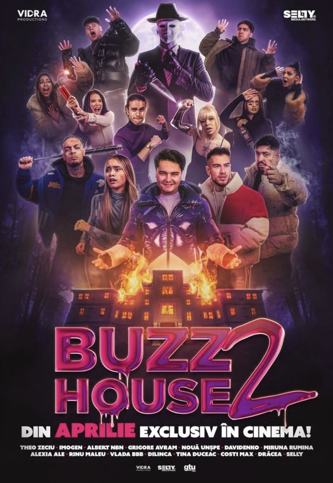 Full House la Cinema Independența din Târgoviște pentru avanpremiera „Buzz House: The Movie 2”! Seara de 16 aprilie 2025 promite distracție maximă și hohote de râs la Cinema Independența, de la ora 19:00, are loc avanpremiera celei mai așteptate comedii românești a sezonului: Buzz House: The Movie 2!