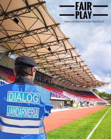 Jandarmii dâmbovițeni asigură securitate de grad zero la meciul Chindia Târgoviște – CSC Șelimbăr Siguranță și fairplay la meciul AFC Chindia Târgoviște – CSC Șelimbăr.Sâmbătă, 12 aprilie 2025, începând cu ora 11:00, Stadionul „Eugen Popescu” din Târgoviște va găzdui un meci important din Liga a 2-a, între AFC Chindia Târgoviște și CSC Șelimbăr.