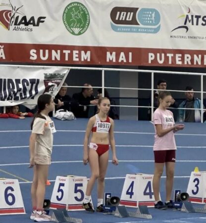 Sonia Ilie, medaliată la Campionatul Național de Atletism de sală U14 și U13 Sportiva de la CS Târgoviște, Sonia Ilie, a obținut rezultate remarcabile la Campionatul Național de Atletism de sală U14 și U13,