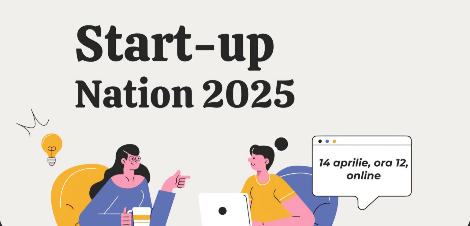 Start-Up Nation 2025: Oportunități financiare pentru antreprenorii români – până la 50.000 euro nerambursabili pentru afaceri noi Ministerul Investițiilor și Proiectelor Europene, în parteneriat cu Ministerul Economiei, Antreprenoriatului, Digitalizării și Turismului, va organiza pe 14 aprilie, de la ora 12:00,