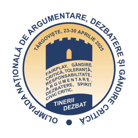 Județul Dâmbovița găzduiește Olimpiada Națională „Tinerii Dezbat” 2025 Județul Dâmbovița găzduiește între 23 și 29 aprilie 2025, etapa națională a Olimpiadei „Tinerii Dezbat”, o competiție ce reunește elevi din întreaga țară, cu scopul de a promova gândirea critică și argumentarea logică.