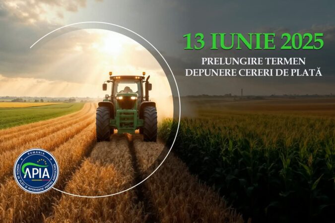 APIA prelungește termenul de depunere a cererilor de plată până pe 13 iunie 2025
