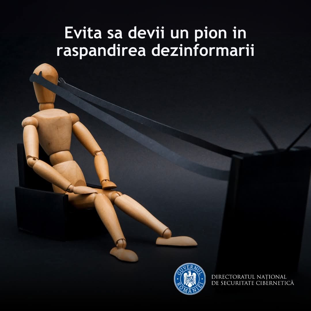 Într-o perioadă în care informațiile circulă mai rapid decât pot fi verificate, Direcția Națională pentru Securitate Cibernetică (DNSC) avertizează utilizatorii de internet să manifeste prudență și vigilență în fața fenomenului tot mai răspândit al dezinformării online.