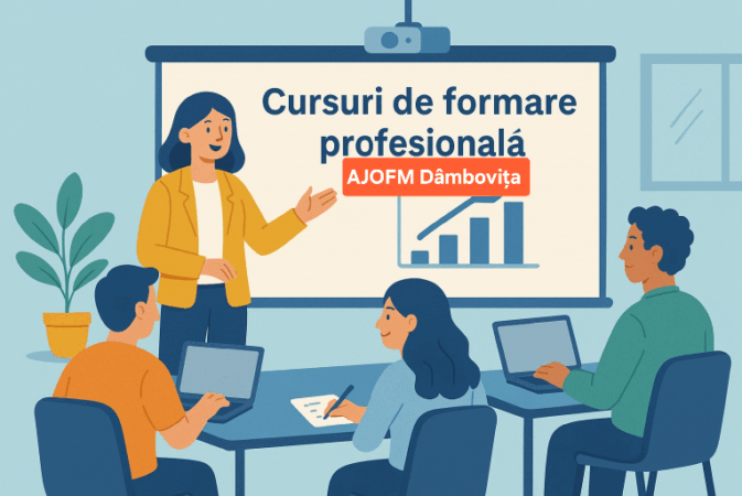 Cursuri gratuite de formare profesională în județul Dâmbovița, în luna iunie Cursuri gratuite de formare profesională în județul Dâmbovița, în luna iunie