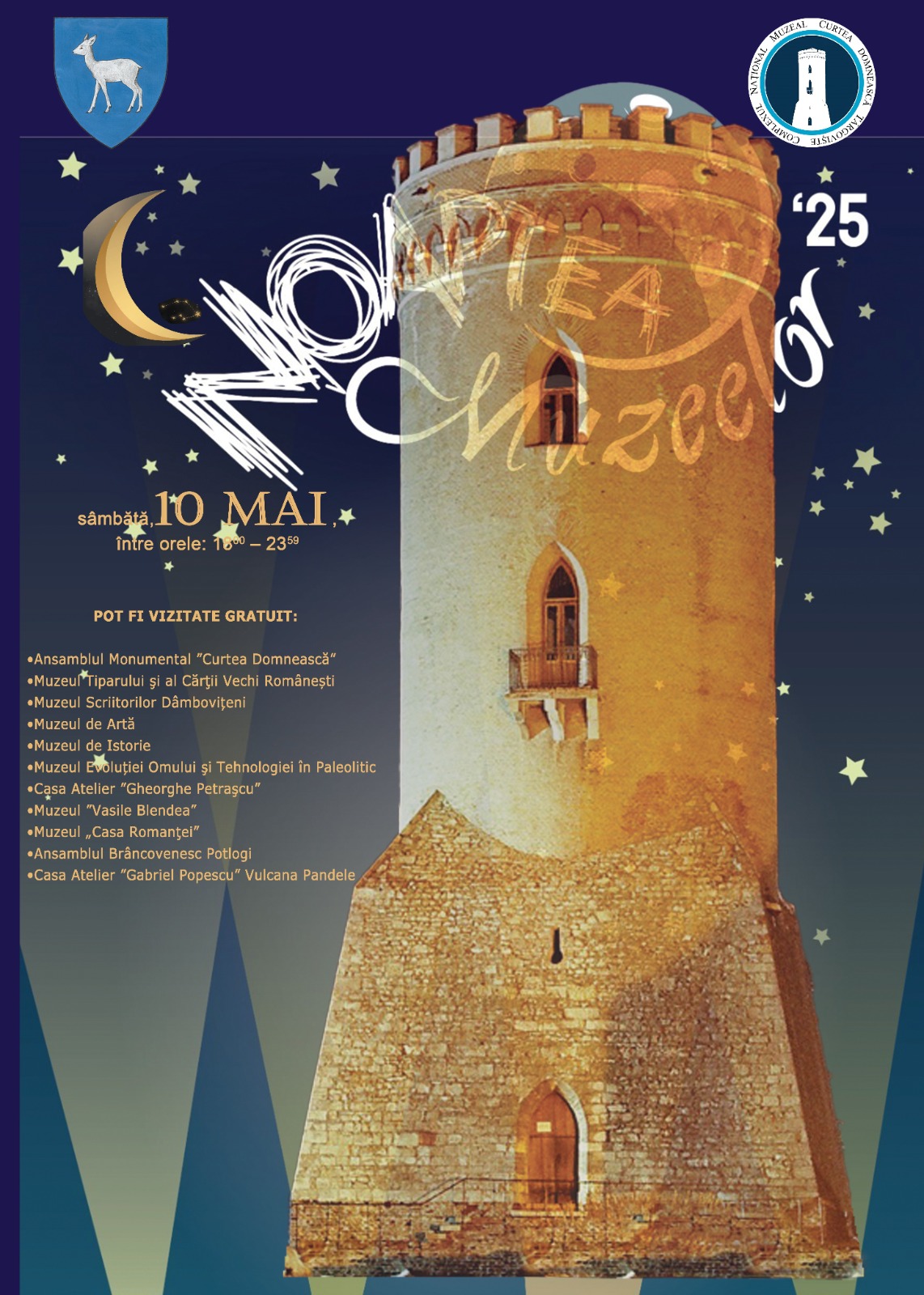 Descoperă comorile județului Dâmbovița în Noaptea Muzeelor 2025