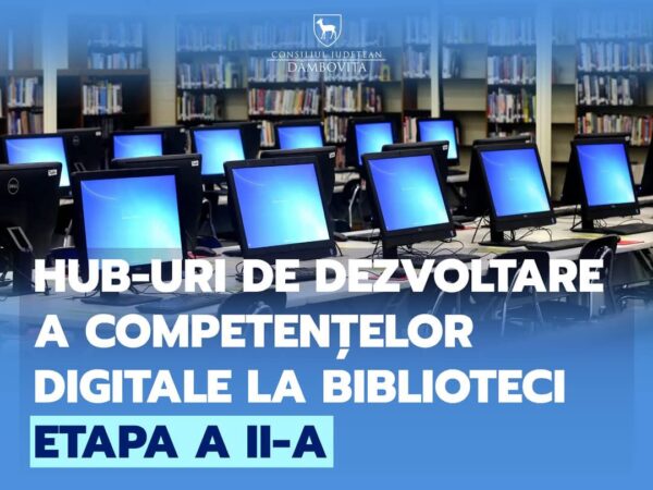 Digitalizare la raft: CJ Dâmbovița modernizează bibliotecile Digitalizare la raft: CJ Dâmbovița modernizează bibliotecile