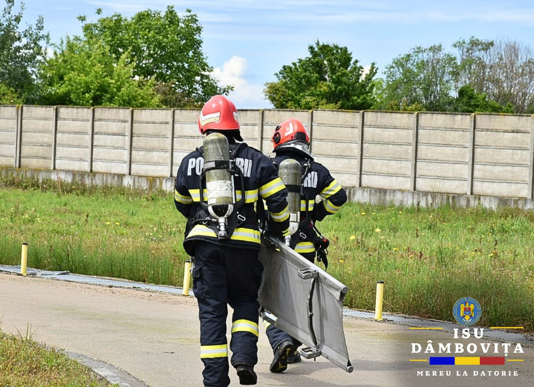 Exercițiu de amploare în Dâmbovița: Testarea Planului de Urgență Externă la un operator economic din Conțești