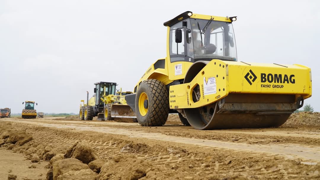 Lucrările la Centura Găești avansează: Președintele CJ Dâmbovița, Corneliu Ștefan, a fost din nou pe șantier