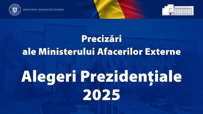 MAE asigură transparență și condiții optime pentru votul românilor din diaspora în turul 2 al alegerilor prezidențiale