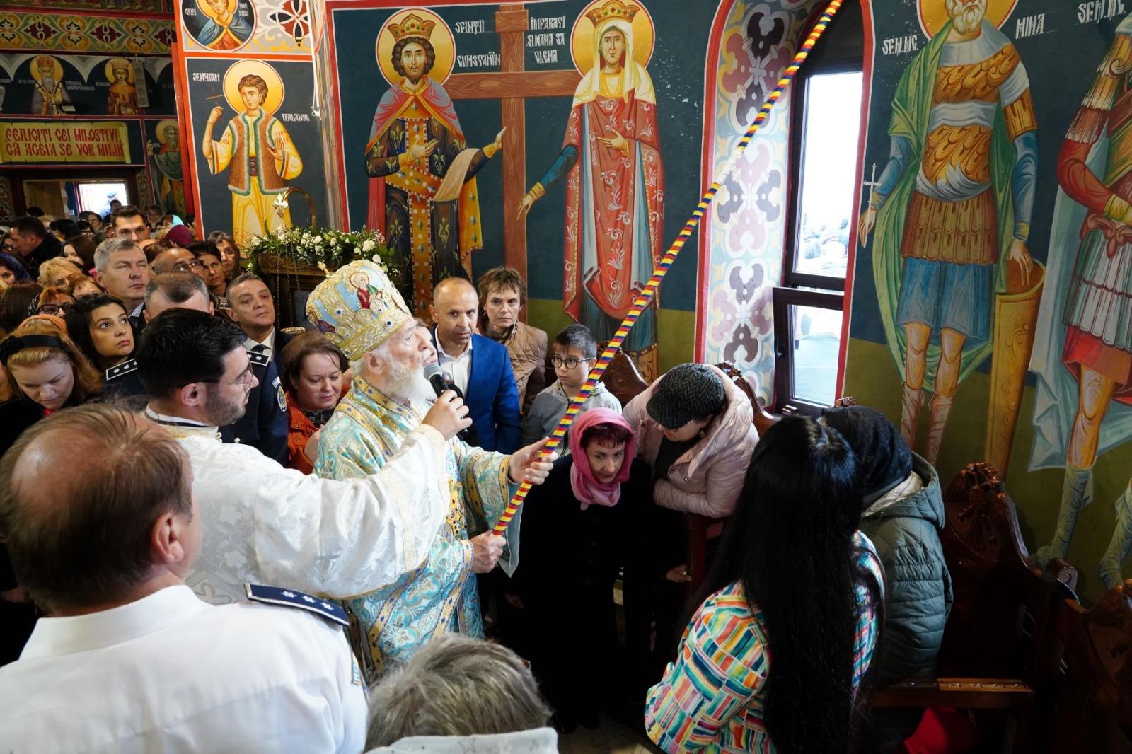 Biserica „Sf. Mare Mucenic Gheorghe” din Ionești, sfințită după ample lucrări de restaurare , un moment de înălțare spirituală și comunitară