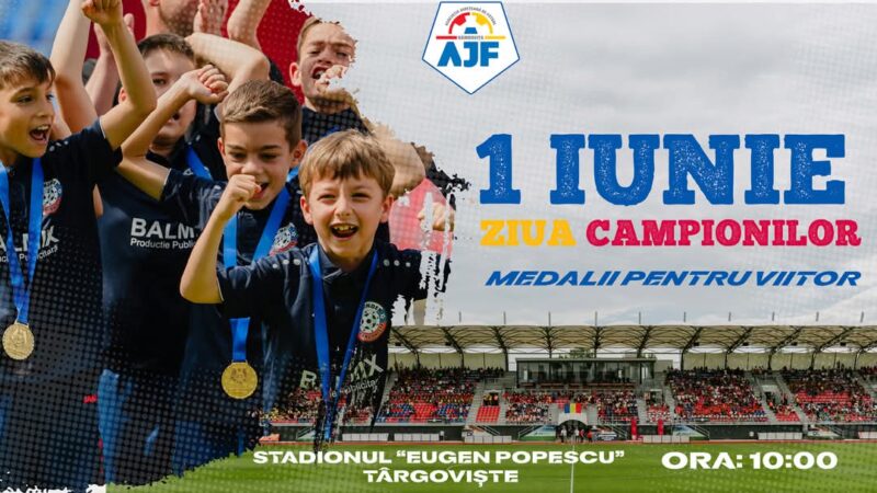 Medalii și bucurie pentru peste 1.300 de juniori fotbaliști din Dâmbovița Medalii și bucurie pentru peste 1.300 de juniori fotbaliști din Dâmbovița