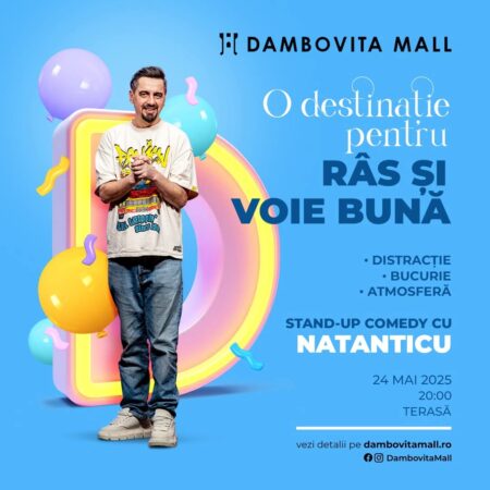 Natanticu aduce stand-up-ul la Târgoviște: Râsete garantate pe 24 mai Natanticu aduce stand-up-ul la Târgoviște: Râsete garantate pe 24 mai
