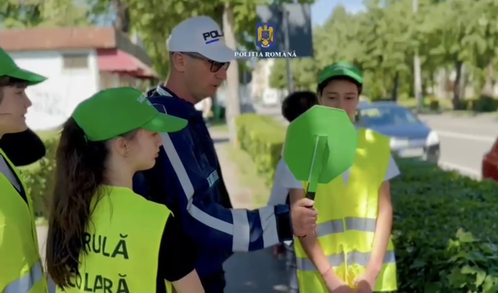 Patrula Școlară - lecție de responsabilitate în trafic pentru elevii din Târgoviște