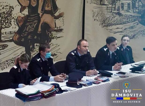 Prevenția salvează vieți: Siguranța comunităților dâmbovițene, consolidată prin instructaje pentru o reacție rapidă în situații de urgență Prevenția salvează vieți: Siguranța comunităților dâmbovițene, consolidată prin instructaje pentru o reacție rapidă în situații de urgență