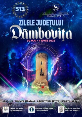 Consiliul Județean Dâmbovița, prin vocea președintelui Corneliu Ștefan, a anunțat organizarea celei de-a IV-a ediții a evenimentului „Zilele Județului Dâmbovița”, care va avea loc în perioada 30 mai – 4 iunie 2025, în inima istorică a județului – Curtea Domnească din Târgoviște.
