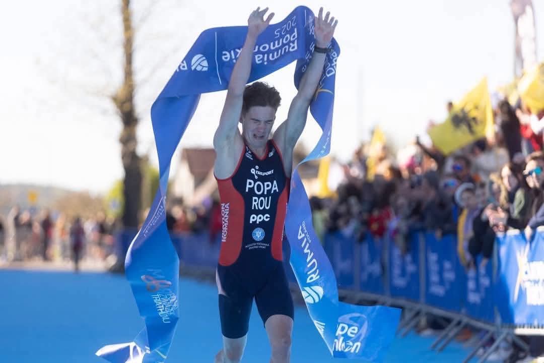 Carol Popa, sportiv legitimat la CSM Constanța, a adus un titlu istoric pentru România la Campionatul European de Duatlon pentru Juniori din Rumia, Polonia, câștigând medalia de aur și devenind Campion European!
