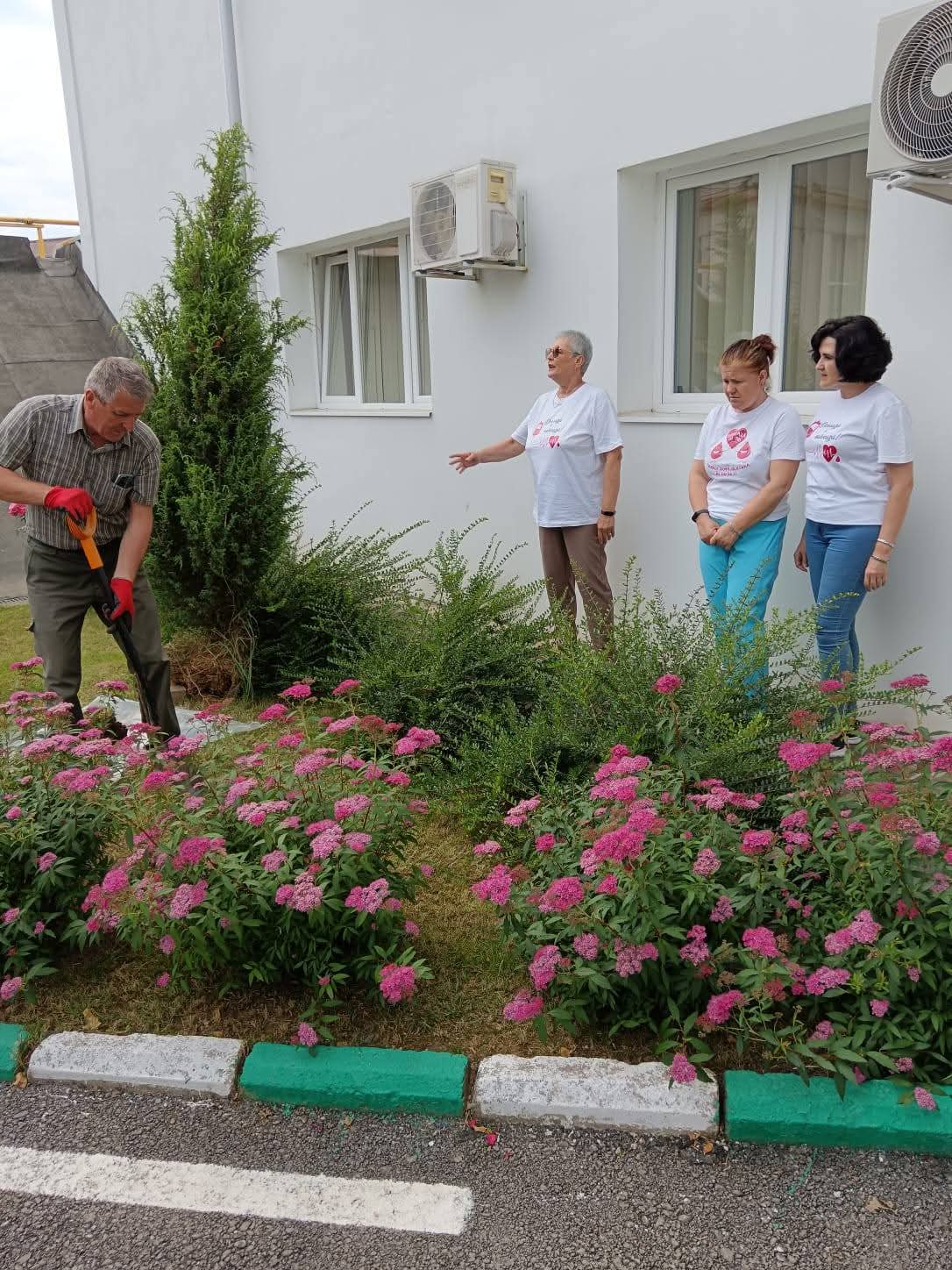 "Arborele Vieții", plantat de Direcția Silvică Dâmbovița la Centrul Județean de Transfuzie Dâmbovița