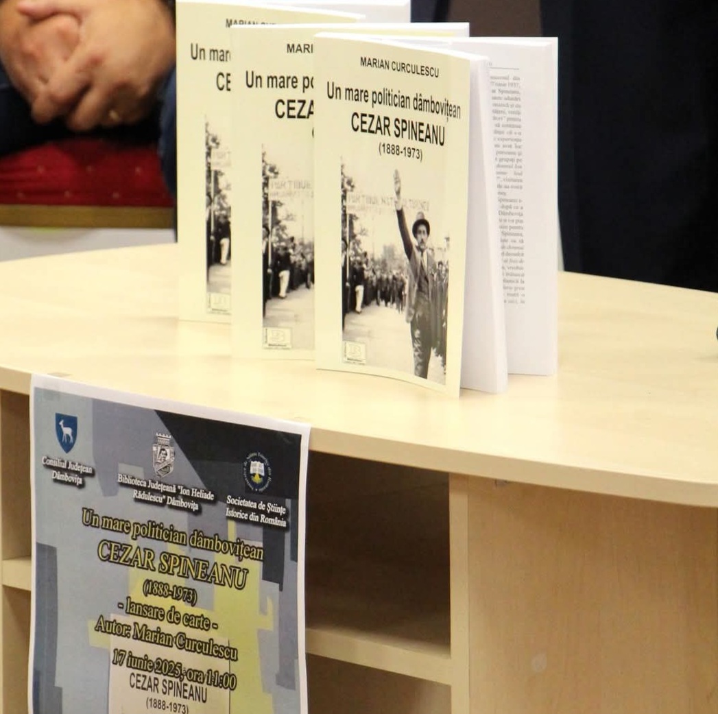 Biblioteca Județeană a găzduit lansarea unei biografii remarcabil: Cezar Spineanu, între paginile istoriei și conștiința publică