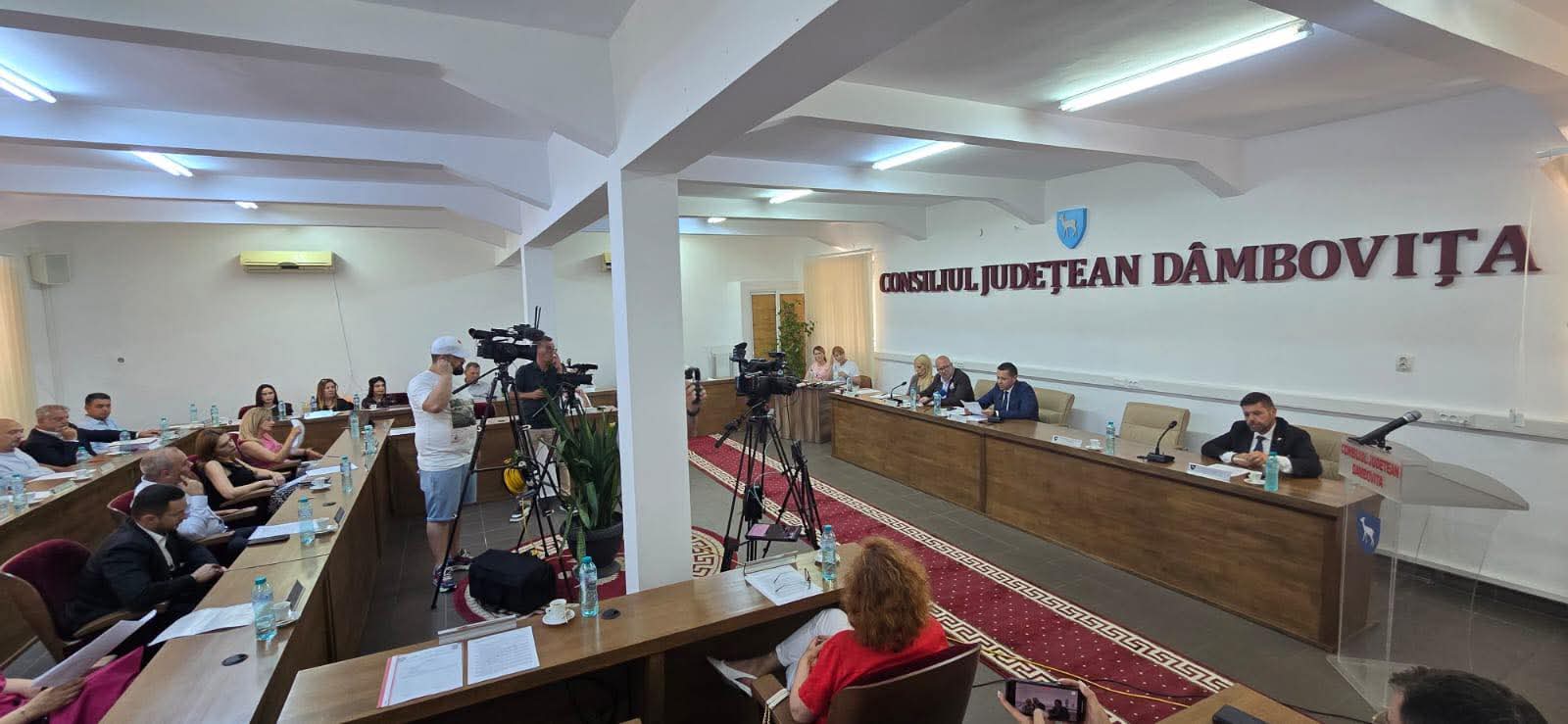Investiții de peste 267 de milioane de euro aprobate de Consiliul Județean Dâmbovița