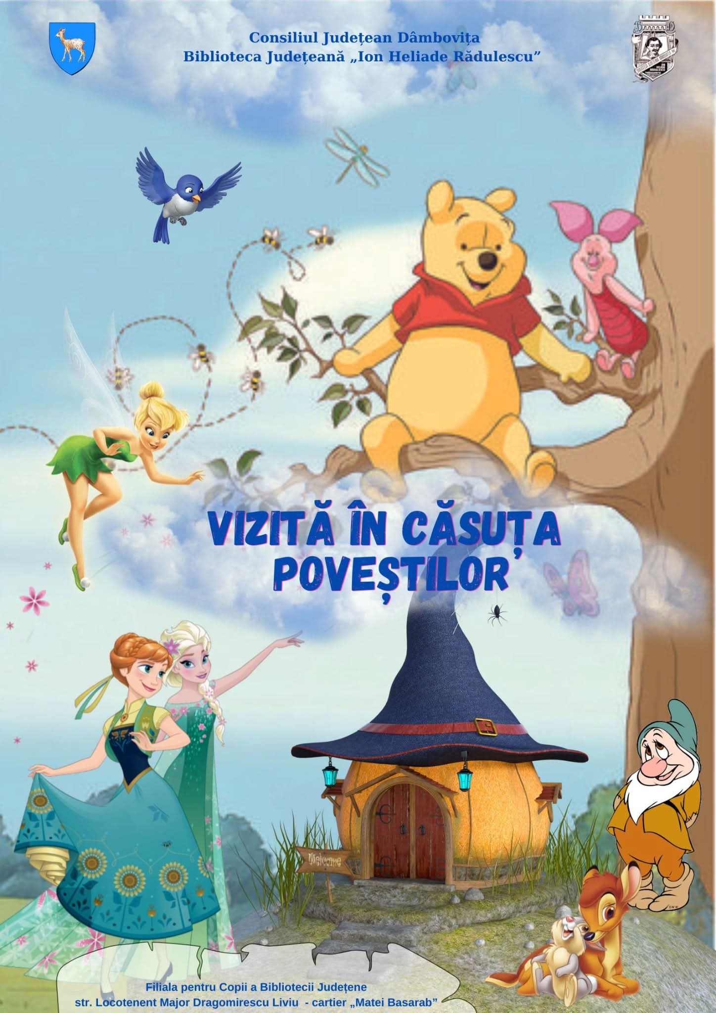 Magia poveștilor a adus zâmbete la Biblioteca Județeană Dâmbovița – Filiala pentru Copii „Ioan Alexandru Brătescu-Voinești”