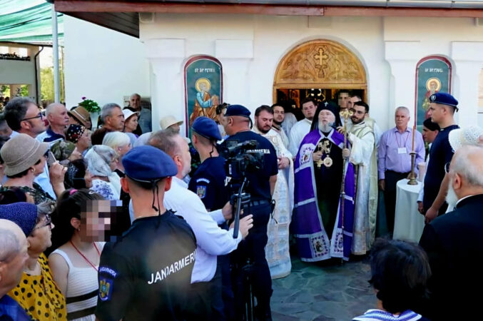 Măsuri de siguranță la sfințirea bisericii din satul Ibrianu