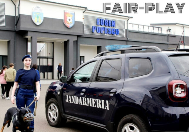 Măsuri speciale de securitate luate de Jandarmeria Dâmbovița pentru Finala Cupei României la Fotbal Feminin Măsuri speciale de securitate luate de Jandarmeria Dâmbovița pentru Finala Cupei României la Fotbal Feminin
