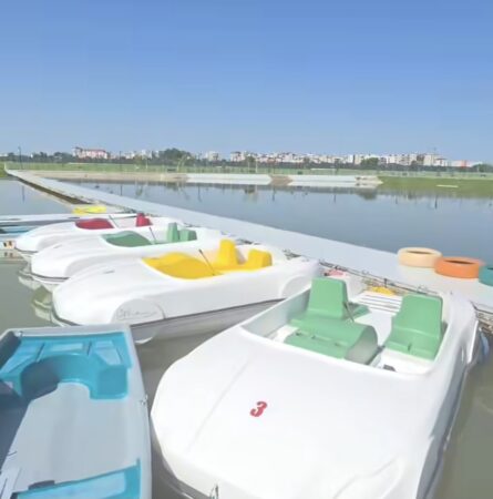 Parcul din zona Complexului de Natație Târgoviște, un punct de atracție: Administrația locală îi invită pe toți să se bucure de această oază urbană Parcul din zona Complexului de Natație Târgoviște, un punct de atracție: Administrația locală îi invită pe toți să se bucure de această oază urbană