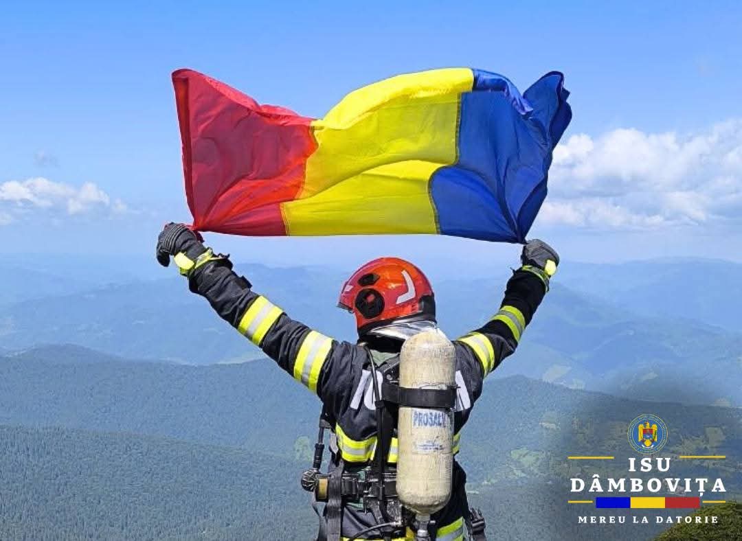 Pe treptele curajului: Pompierii din Dâmbovița au cucerit Toaca